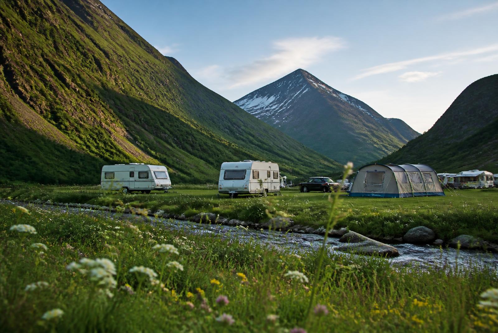 Camping in Norway