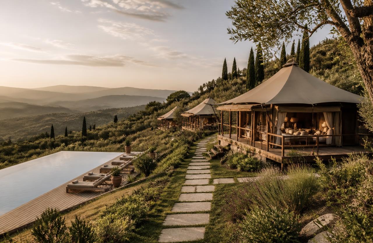 Weekend Glamping Resort, Lombardy / Valtenesi
